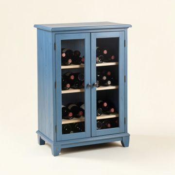 Adrien 17 Bottle Floor Bar Cabinet (synthetic illustration; no displayed measurements)