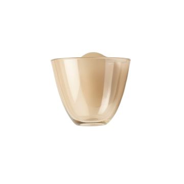 Moss Branch Wall Sconce Mounted On A Plain Wall - Beige