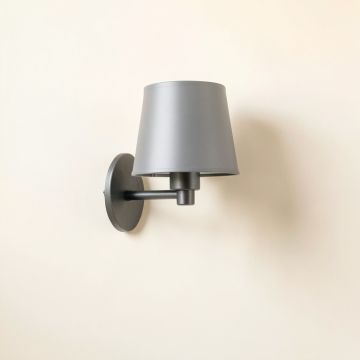 Brook Canyon Wall Sconce Mounted On A Plain Wall - Gray (synthetic illustration; no displayed measurements)