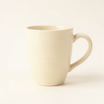 Maple Branch Ceramic Mug - Cream (synthetic illustration; no displayed measurements)