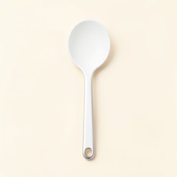 Clay Dale Cooking Spoon - White (synthetic illustration; no displayed measurements)