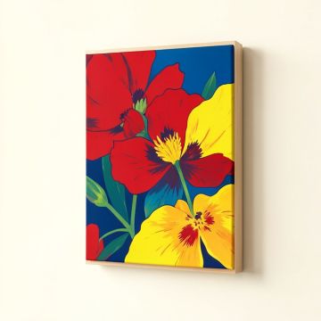 Painted Petals Iii-B By Tristan Scott - Wrapped Canvas Graphic Art Print (synthetic illustration; no displayed measurements)