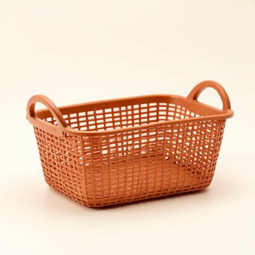 Dawn Branch Empty Storage Basket - Terracotta (synthetic illustration; no displayed measurements)