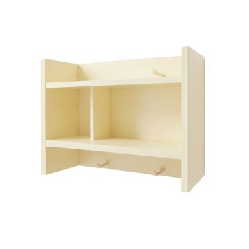 River Bridge Wall-Mounted Entryway Organizer Shelf - Ivory