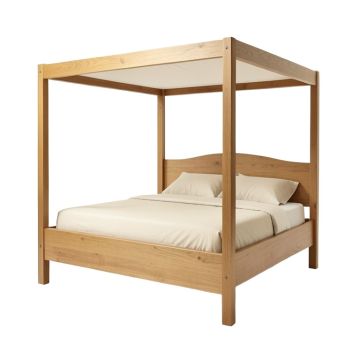 Ainsley Solid Wood Four Poster Bed