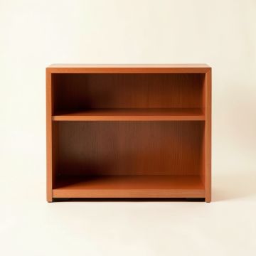 Heath Bridge Low Bookcase - Terracotta (synthetic illustration; no displayed measurements)