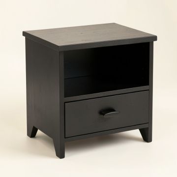 Ash Dale Nightstand - Black (synthetic illustration; no displayed measurements)