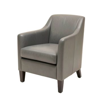 Shrestha Upholstered Parsons Chair In Gray