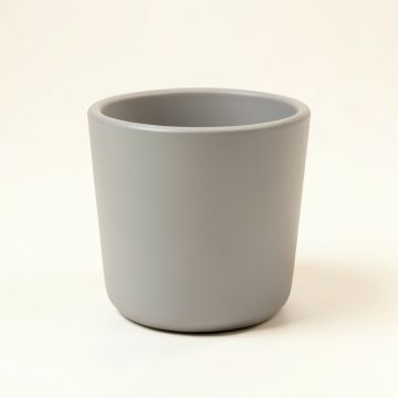 Happy Planter Planter , 11 '' X 11 '' X 10.2 '' , Pigeon White (synthetic illustration; no displayed measurements)