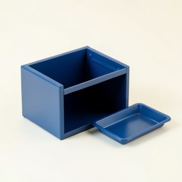 Sage Bend Empty Coffee-Station Organizer - Blue (synthetic illustration; no displayed measurements)