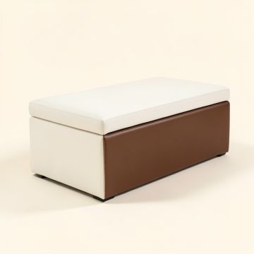 Adora Faux Leather Upholstered Flip Top Storage Bench (synthetic illustration; no displayed measurements)