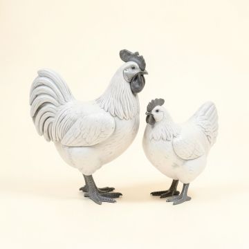 2 Piece Rosenbaum Rooster And Hen Set (synthetic illustration; no displayed measurements)