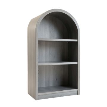 Dune Crest Freestanding Bookcase - Gray (synthetic illustration; no displayed measurements)
