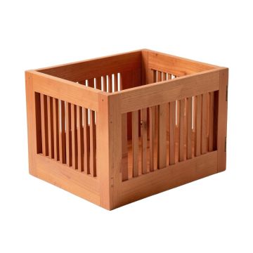 Harbor Bridge Empty Furniture-Style Pet Crate - Terracotta