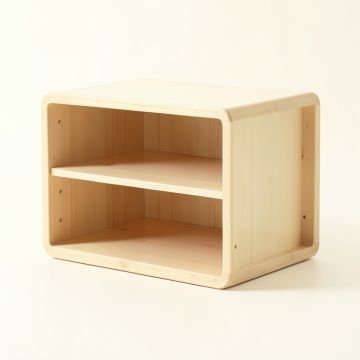 Flint Bend Low Toy Storage Unit - Ivory (synthetic illustration; no displayed measurements)