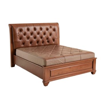 Shine Tufted Upholstered Standard Bed