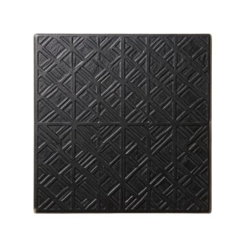 Harbor Arc Uninstalled Square Decorative Tile - Black