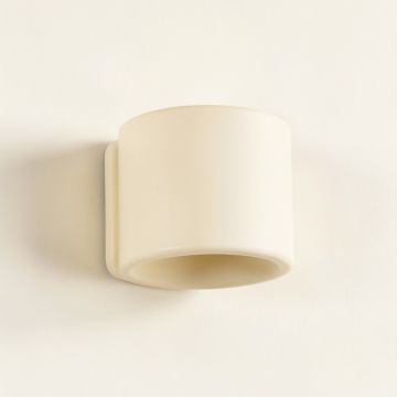 Summit Bend Wall Sconce Mounted On A Plain Wall - Cream (synthetic illustration; no displayed measurements)