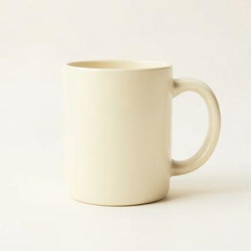 Willow Bend Ceramic Mug - Ivory (synthetic illustration; no displayed measurements)