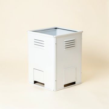 Briar Brook Closed Garden Compost Bin - White (synthetic illustration; no displayed measurements)