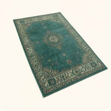 Pranav Southwestern Teal Indoor/Outdoor Area Rug (synthetic illustration; no displayed measurements)
