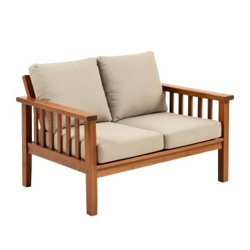 Diboll 48 '' Wide Acacia Loveseat With Cushions