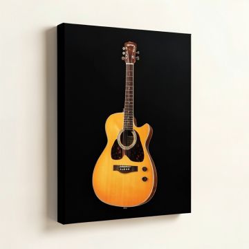Guitar And Soul Wall Art On Wrapped Canvas (synthetic illustration; no displayed measurements)