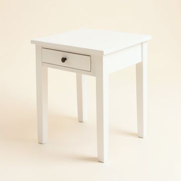 Cliff Dale Side Table - White (synthetic illustration; no displayed measurements)
