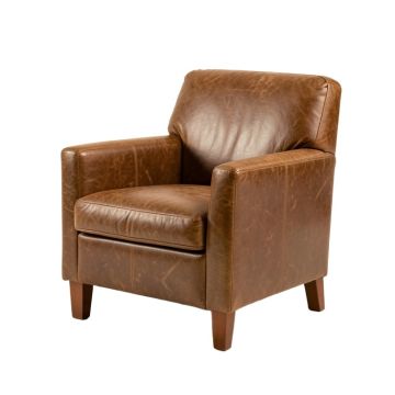Musty Leather Arm Chair