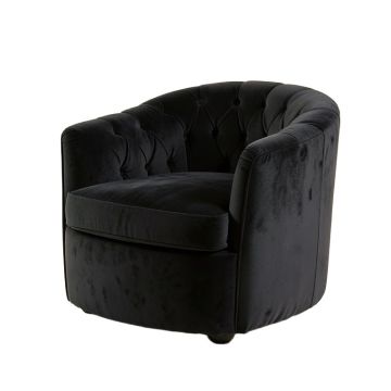 Madeleine 32 '' Wide Tufted Velvet Barrel Chair