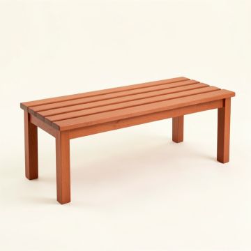 Spruce Bluff Indoor Bench - Terracotta (synthetic illustration; no displayed measurements)