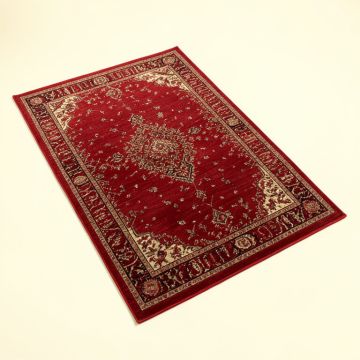 Stevens Power Loom Red Rug (synthetic illustration; no displayed measurements)