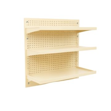 Holly Crossing Empty Wall-Mounted Tool Organizer Panel - Cream