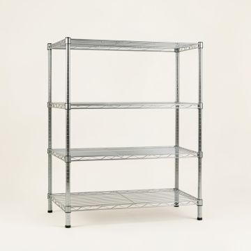 61.5 '' H X 30 '' W X 14 '' D 5 Shelf Wire Shelving Unit (synthetic illustration; no displayed measurements)