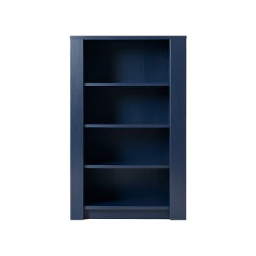 Oak Crest Freestanding Bookcase - Navy