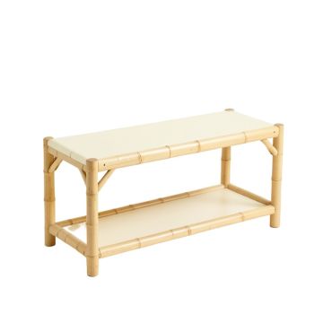 Meadow Dell Indoor Bench - Cream (synthetic illustration; no displayed measurements)