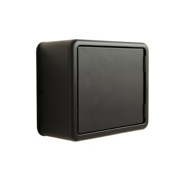 Sage Crest Wall-Mounted Entry Cabinet - Black