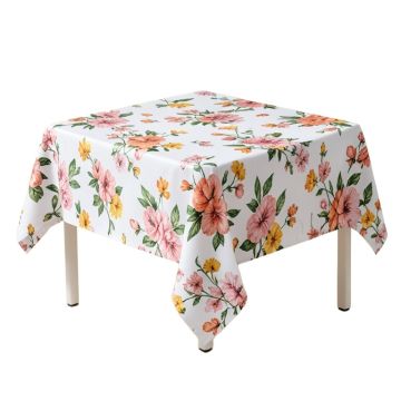 Kenyatta Floral Vinyl Tablecloth
