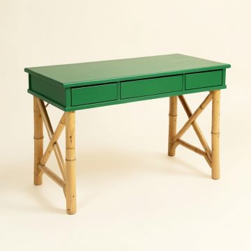 Elm Bend Writing Desk - Green (synthetic illustration; no displayed measurements)