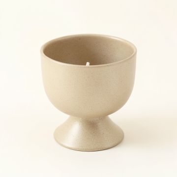 Laurel Bridge Empty Candle Holder - Beige (synthetic illustration; no displayed measurements)