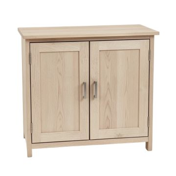 Phillips With Wooden Top 2 Door Accent Cabinet