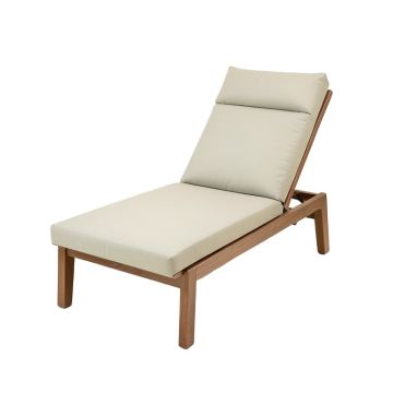 39.5 '' Long Reclining Chaise Lounge Set With Cushions