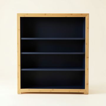 Briar Canyon Freestanding Bookcase - Navy (synthetic illustration; no displayed measurements)
