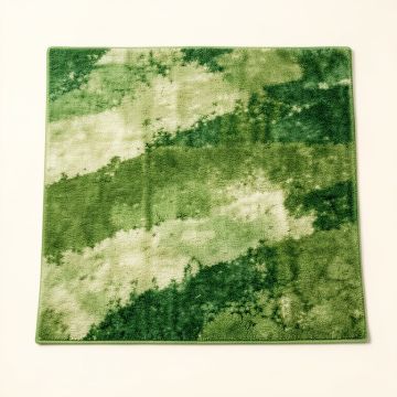 Ombre Abstract Green Rug (synthetic illustration; no displayed measurements)