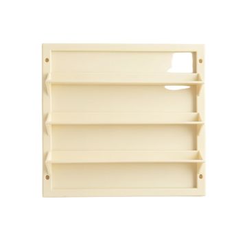 Brook Bridge Empty Wall-Mounted Tool Organizer Panel - Ivory