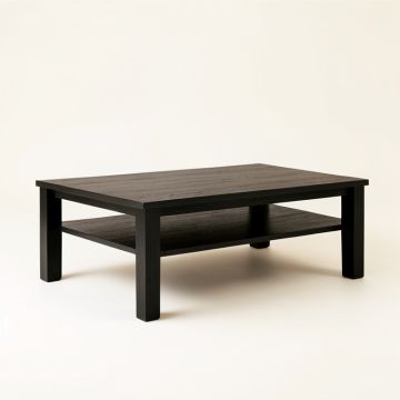 Rowan Crest Coffee Table - Black (synthetic illustration; no displayed measurements)