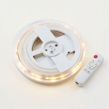 10M 3528 Smd Rgb 600 Led Strip Light String Tape+44 Key Ir Remote Control (synthetic illustration; no displayed measurements)