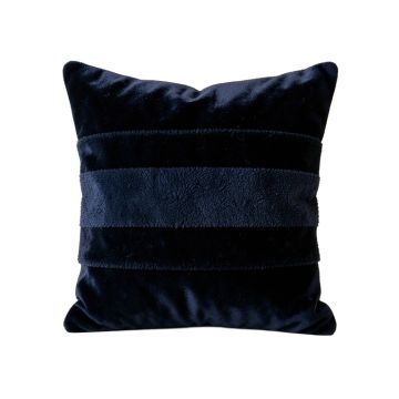 Linden Branch Filled Accent Pillow - Navy