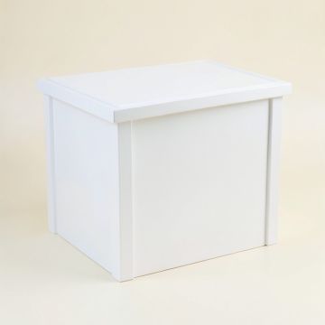Cliff Crest Closed Outdoor Storage Box - White (synthetic illustration; no displayed measurements)