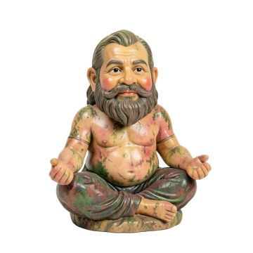 Gnamaste Meditating Yoga Gnome Statue